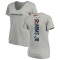 Women's Marvin Mims Jr. Backer V-Neck T-Shirt - Ash
