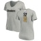 Women's Mason Cole Backer V-Neck T-Shirt - Ash