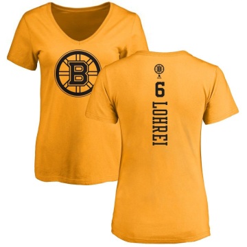 Women's Mason Lohrei One Color Backer T-Shirt - Gold