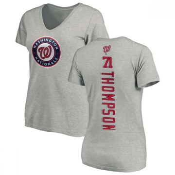 Women's Mason Thompson Backer Slim Fit T-Shirt - Ash