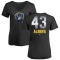 Women's Matt Albers Midnight Mascot V-Neck T-Shirt - Black
