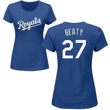 Women's Matt Beaty Name & Number T-Shirt - Royal