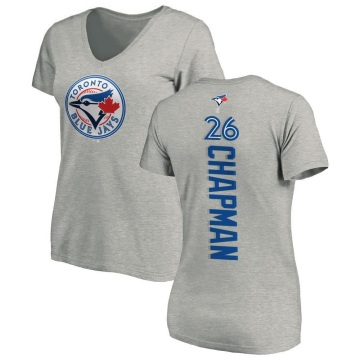 Women's Matt Chapman Backer Slim Fit T-Shirt - Ash