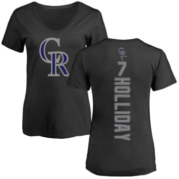 Women's Matt Holliday Backer Slim Fit T-Shirt - Black