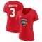 Women's Matt Kiersted 2023 Stanley Cup Final Name & Number V-Neck T-Shirt - Red