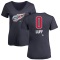 Women's Matt Luff Name and Number Banner Wave V-Neck T-Shirt - Navy