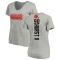 Women's Maurice Hurst II Backer V-Neck T-Shirt - Ash