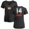 Women's Mauricio Dubon Midnight Mascot V-Neck T-Shirt - Black