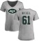 Women's Max Mitchell Name & Number Slim Fit T-Shirt - Ash