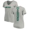 Women's Mecole Hardman Jr. Backer V-Neck T-Shirt - Ash