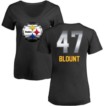 Women's Mel Blount Midnight Mascot T-Shirt - Black