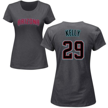 Women's Merrill Kelly Name & Number T-Shirt - Charcoal