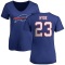 Women's Micah Hyde Name & Number Slim Fit T-Shirt - Royal