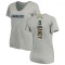 Women's Michael Bandy Name & Number Slim Fit V-Neck T-ShirtHeather - Gray