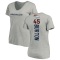 Women's Michael Burton Backer V-Neck T-Shirt - Ash