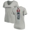 Women's Michael Deiter Backer V-Neck T-Shirt - Ash