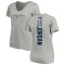 Women's Michael Jordan Backer V-Neck T-Shirt - Ash