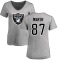 Women's Michael Mayer Name & Number Slim Fit T-Shirt - Ash