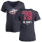 Women's Michael O'Leary Name and Number Banner Wave V-Neck T-Shirt - Navy