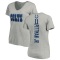 Women's Michael Pittman Jr. Backer V-Neck T-Shirt - Ash