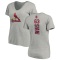 Women's Michael Siani Backer Slim Fit T-Shirt - Ash