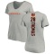Women's Michael Thomas Backer V-Neck T-Shirt - Ash