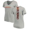 Women's Michael Thomas Backer V-Neck T-Shirt - Ash