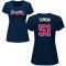 Women's Michael Tonkin Name & Number T-Shirt - Navy