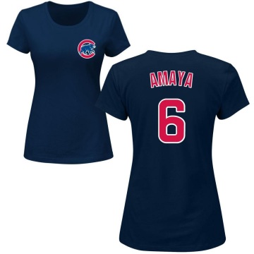 Women's Miguel Amaya Name & Number T-Shirt - Navy