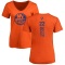 Women's Mike Bossy One Color Backer T-Shirt - Orange