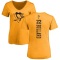 Women's Mike Bullard One Color Backer T-Shirt - Gold