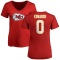Women's Mike Edwards Name & Number Slim Fit T-Shirt - Red
