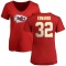 Women's Mike Edwards Name & Number Slim Fit T-Shirt - Red