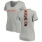 Women's Mike Hilton Backer V-Neck T-Shirt - Ash