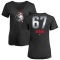 Women's Mike Siani Midnight Mascot V-Neck T-Shirt - Black
