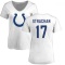 Women's Mike Strachan Name & Number Slim Fit T-Shirt - White