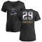 Women's Mike Sweeney Midnight Mascot V-Neck T-Shirt - Black