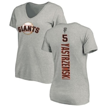 Women's Mike Yastrzemski Backer Slim Fit T-Shirt - Ash