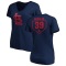Women's Miles Mikolas RBI Slim Fit V-Neck T-Shirt - Navy