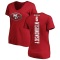 Women's Mitch Wishnowsky Backer Slim Fit T-Shirt - Red