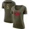 Women's Mitch Wishnowsky Legend Salute to Service Scoop Neck T-Shirt - Olive