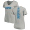 Women's Mitchell Agude Backer V-Neck T-Shirt - Ash