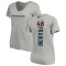Women's Mitchell Fraboni Backer V-Neck T-Shirt - Ash