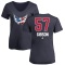 Women's Mitchell Gibson Name and Number Banner Wave V-Neck T-Shirt - Navy