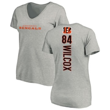 Women's Mitchell Wilcox Backer V-Neck T-Shirt - Ash