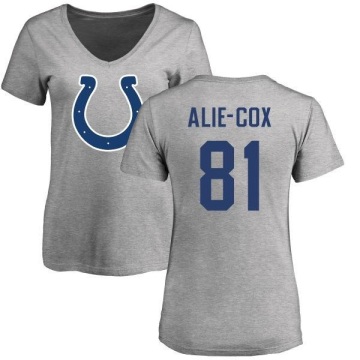 Women's Mo Alie-Cox Name & Number Slim Fit T-Shirt - Ash
