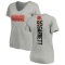 Women's Myles Garrett Backer V-Neck T-Shirt - Ash