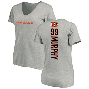 Women's Myles Murphy Backer V-Neck T-Shirt - Ash