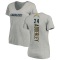 Women's Nasir Adderley Name & Number Slim Fit V-Neck T-ShirtHeather - Gray