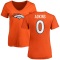 Women's Nate Adkins Name & Number Slim Fit T-Shirt - Orange